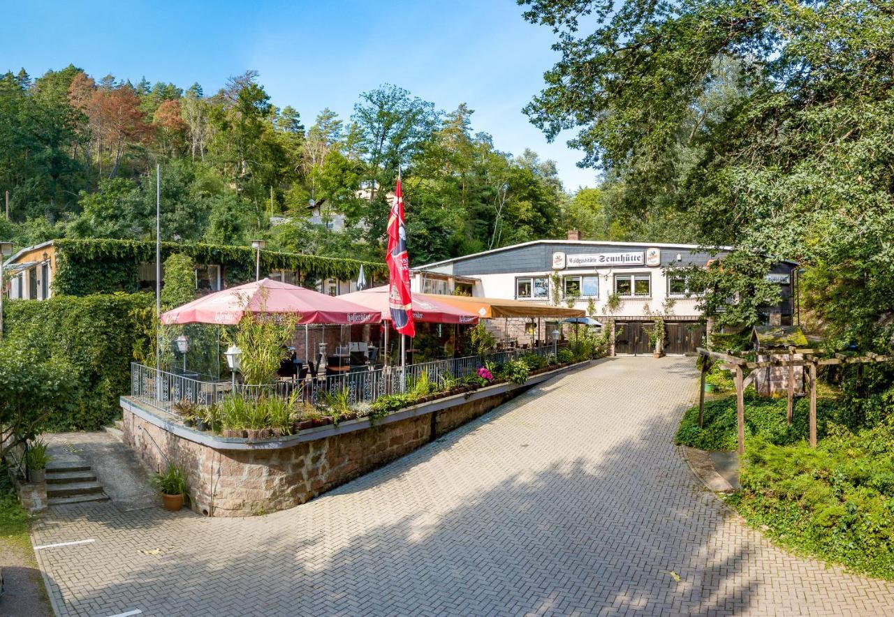 Отель Waldgaststaette Sennhuette Бад-Франкенхаузен-Кифхойзер Экстерьер фото
